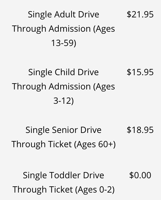 wildlife safari ticket price