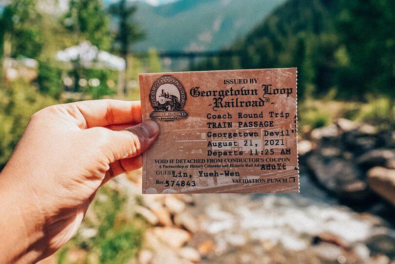 Georgetown Loop Railroad ticket